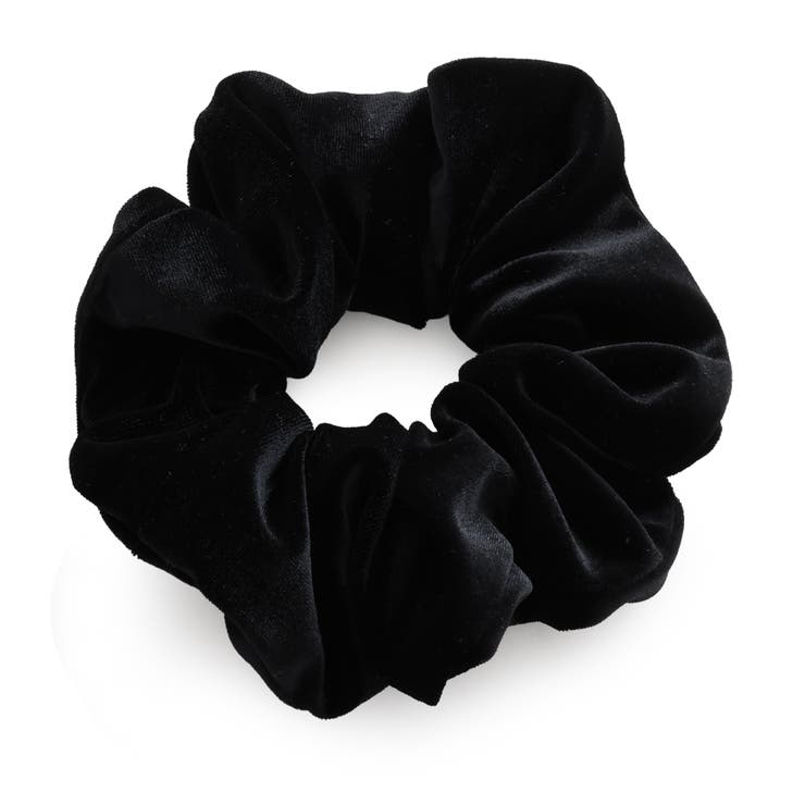 ブラック | シュシュ ヘアゴム ヘアアクセサリー | Jewel vox