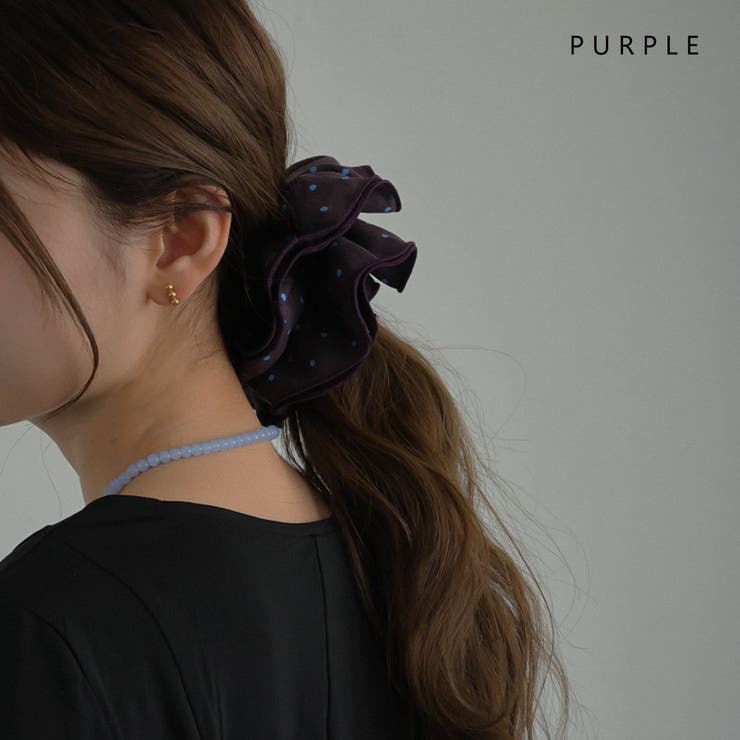 シュシュ ヘアゴム ヘアアクセサリー | Jewel vox | 詳細画像2 