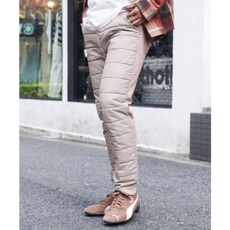 Bグレージュ（ストレート） | 暖かい 裏起毛 エコ | JIGGYS SHOP