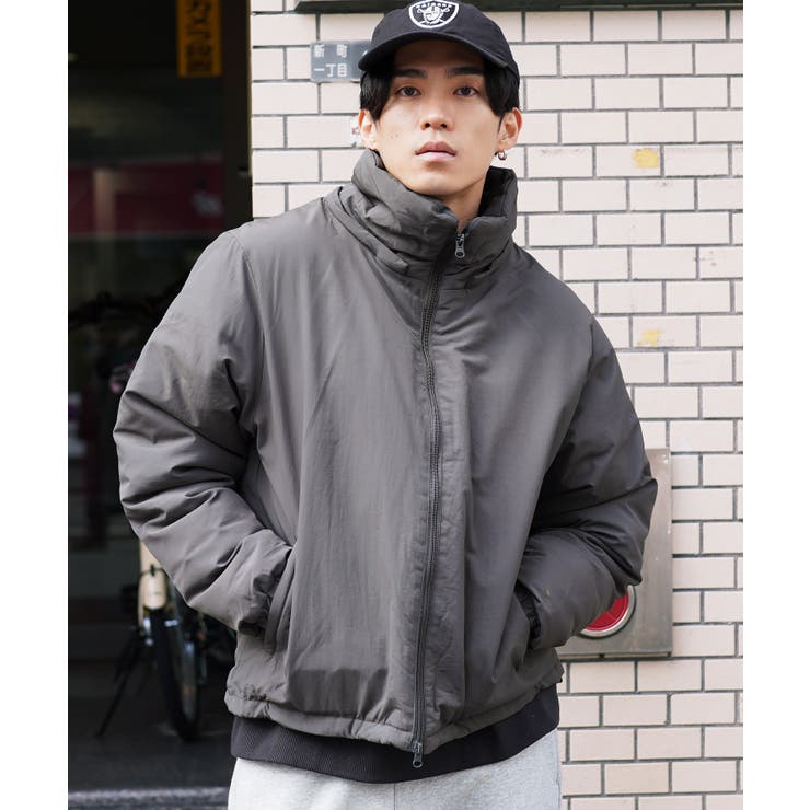 チャコールグレー | 中綿 ダウンジャケット ブルゾン | JIGGYS SHOP