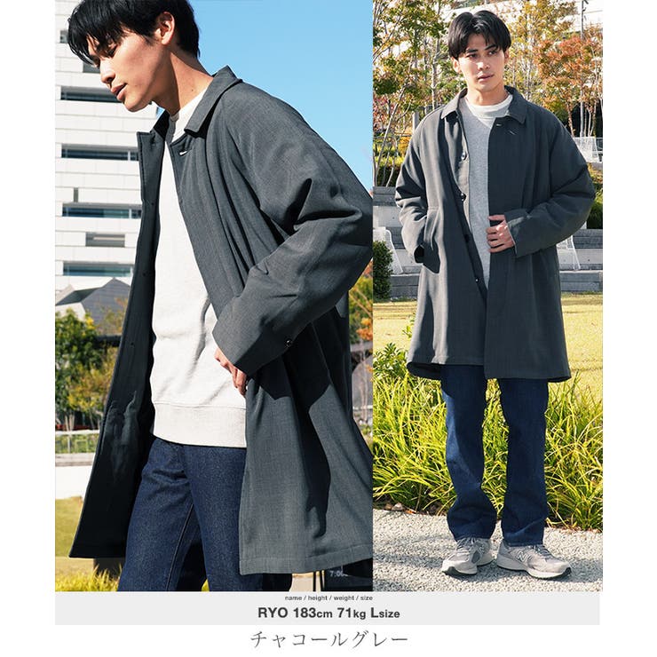 LGB 裏起毛コート 中綿 裏起毛 コート[品番：JG000014407]｜JIGGYS SHOP（ジギーズ