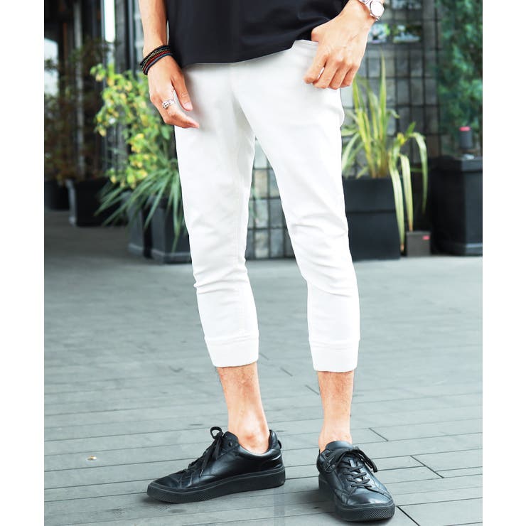 パンツ 7分丈 クロップドパンツ[品番：JG000010986]｜JIGGYS