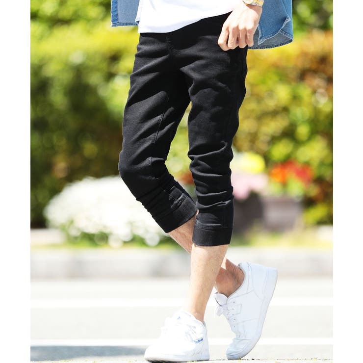 デニムパンツ 夏 服 韓国 7分丈 ストレッチ デニム クロップドパンツ 品番 Jg Jiggys Shop ジギーズショップ の メンズファッション通販 Shoplist ショップリスト