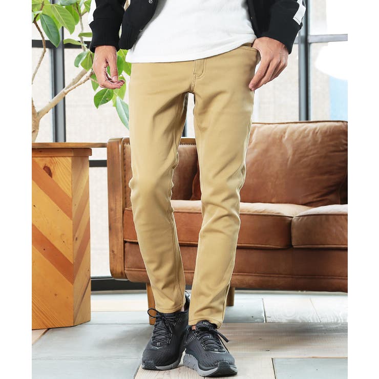 裏起毛 暖かい ストレッチ 冬服 メンズ 裏起毛ストレッチスリムパンツ 品番 Jg Jiggys Shop ジギーズショップ の メンズファッション通販 Shoplist ショップリスト