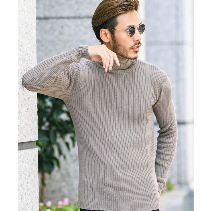 洗える コットン 綿 ニット セーター メンズ モックネック V タートル 品番 Jg Jiggys Shop ジギーズショップ の メンズファッション通販 Shoplist ショップリスト