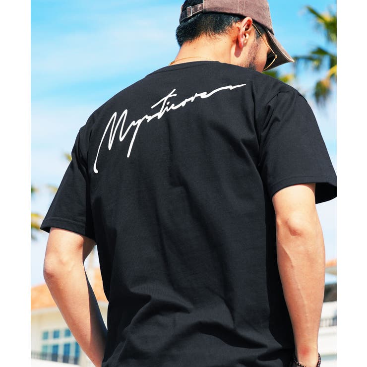 Tシャツ メンズ オーガビッツマルチロゴパターンTシャツ[品番 Tシャツ メンズ オーガビッツマルチロゴパターンTシャツ[品番