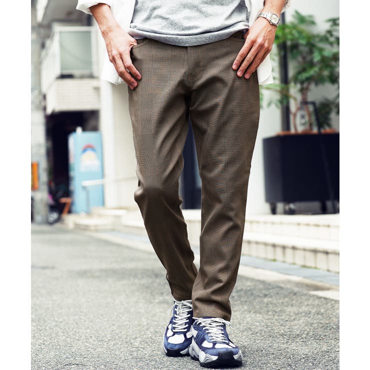 チノパン メンズ テーパードパンツ◇レギュラーテーパード