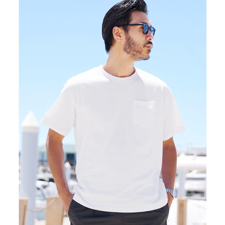 Tシャツ メンズ ポケットtシャツ[品番：JG000013261]｜JIGGYS