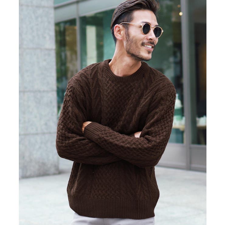 ◇マルチネックフィッシャーマンニット◇[品番:JG000013464 ◇マルチネックフィッシャーマンニット◇[品番:JG000013464
