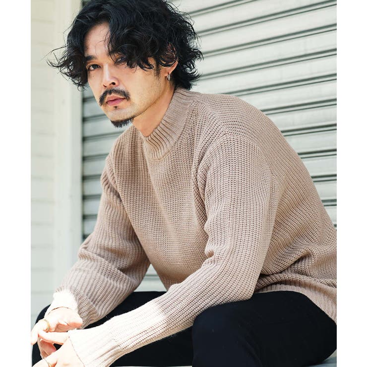 ネット限定】 ninamounah ニット/セーター 21aw grooves with sweater