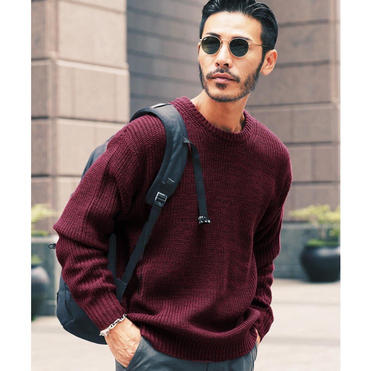 【現行品】【XL】Munsingwear モックネックニット メンズ 現行品】【XL】Munsingwear モックネックニット メンズ