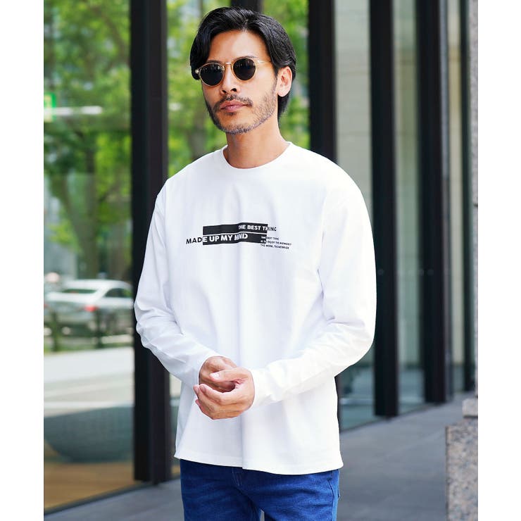 ロンT メンズ 長袖Tシャツ◇[品番：JG000014332]｜JIGGYS SHOP