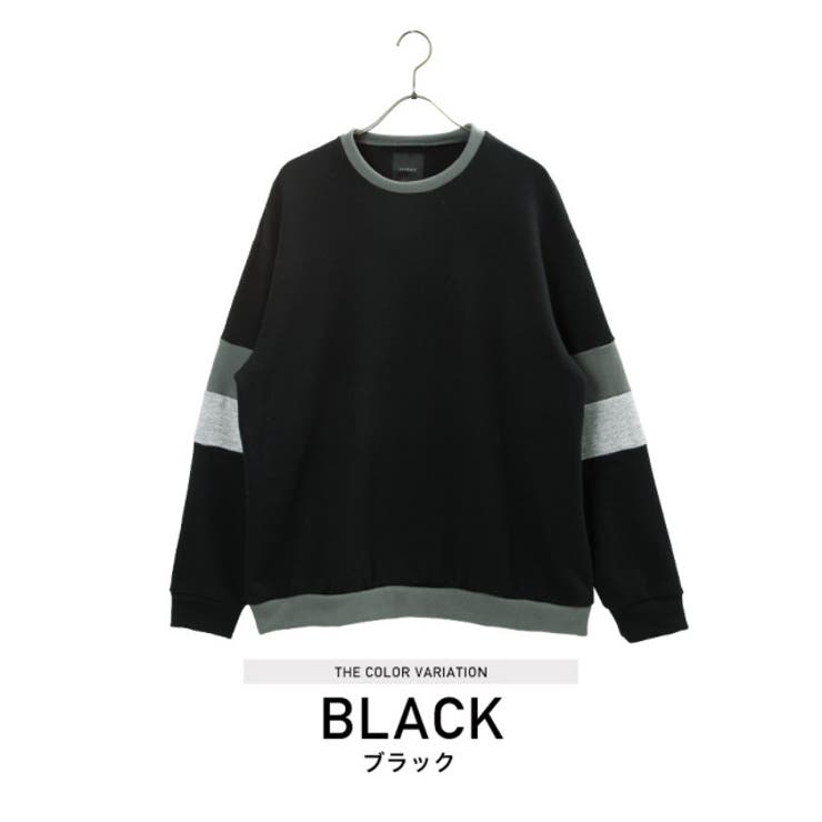 ◇roshell国産袖切り替えスエット◇スウェット トレーナー メンズ[品番