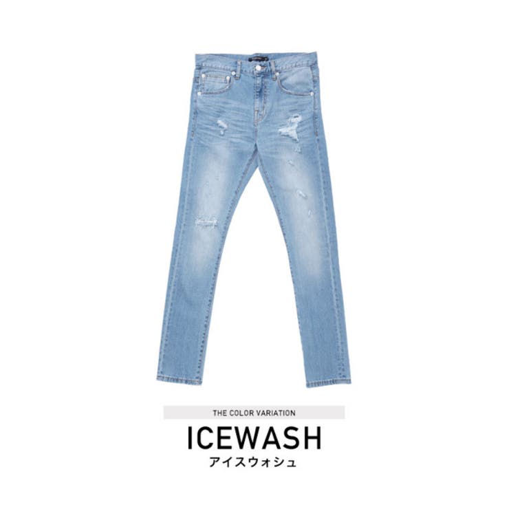 ◇ダメージ加工デニムパンツ◇[品番：JG000009280]｜JIGGYS SHOP