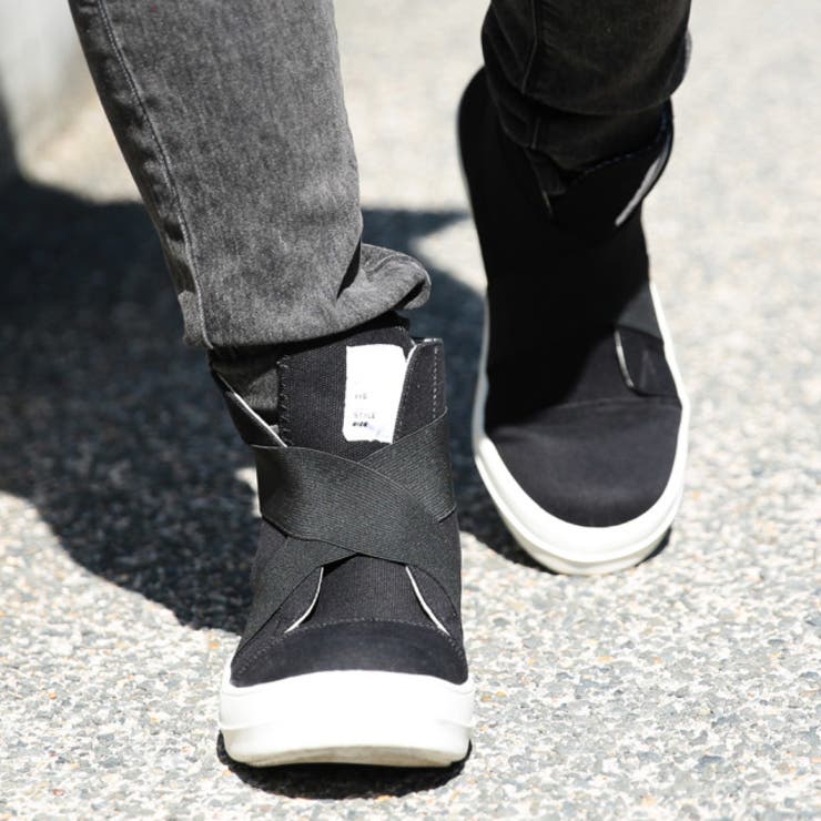 ◇バンドハイカットスニーカー◇[品番：JG000009517]｜JIGGYS