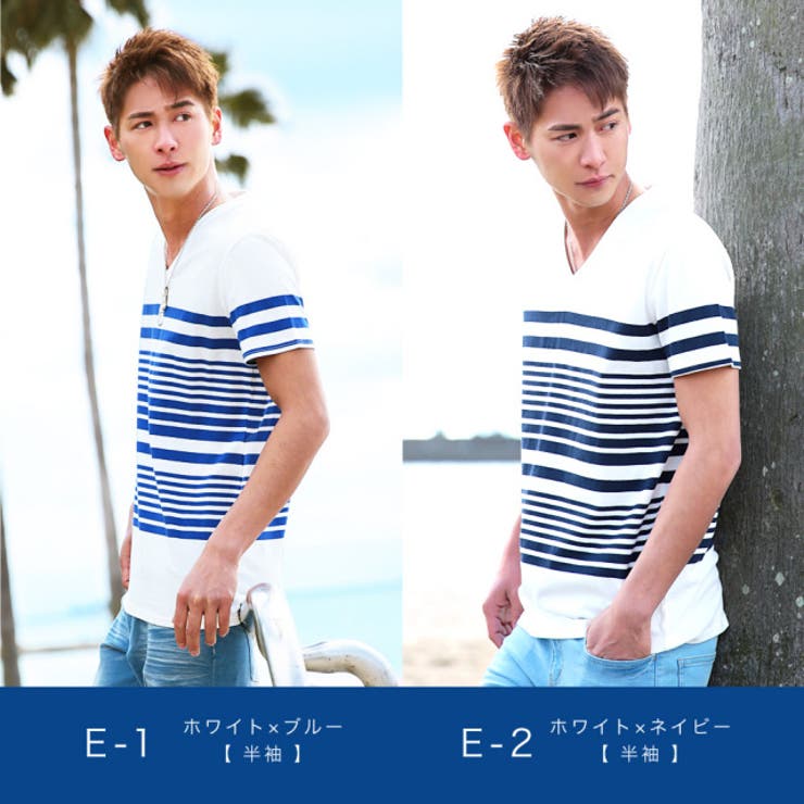 ボーダー Tシャツ マルチボーダーTシャツ[品番：JG000005033]｜JIGGYS