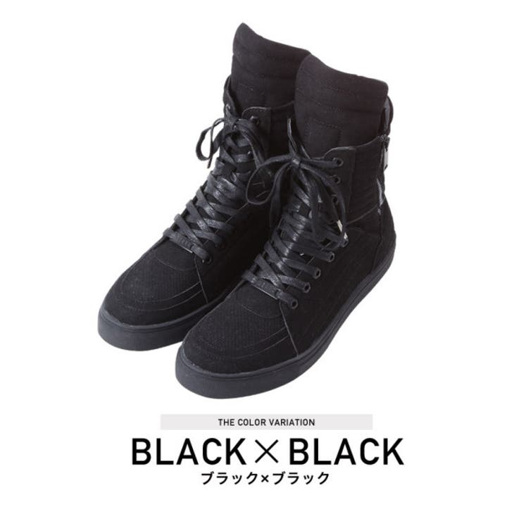 ハイカットスニーカー メンズ◇SEANA 4ZIPハイカットスニーカー