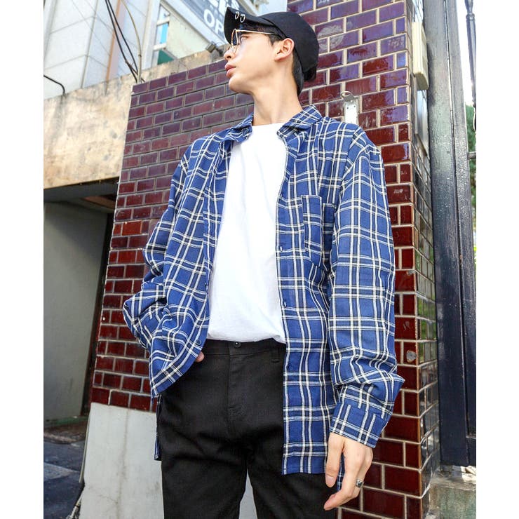 韓国 服 メンズ G O C ジーオーシー ビッグチェックシャツ 品番 Jg G O C ジーオーシー のメンズ ファッション通販 Shoplist ショップリスト