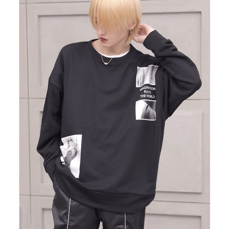 価格は安く 韓国 メンズ スウェット◇G.O.C(ジーオーシー)BIGトレーナー メンズウェア