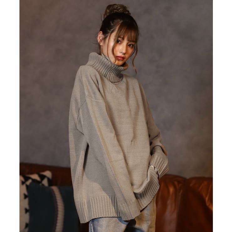 Dries Van Noten ビックシルエット　タートルネックニット　サイズS Dries Van Noten メンズ タートルネック | SSENSE 日本