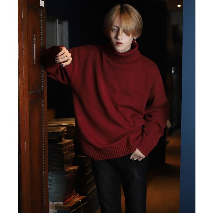 オーバーサイズタートルネックニット[品番：JG000012210]｜G.O.C