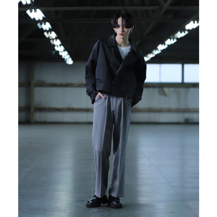 春服 韓国◇G.O.C(ジーオーシー)TRタックワイドスラックス◇[品番