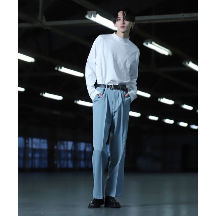 春服 韓国◇G.O.C(ジーオーシー)TRタックワイドスラックス◇[品番