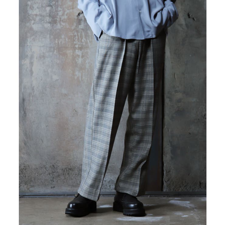 春服 韓国◇G.O.C(ジーオーシー)TRタックワイドスラックス◇[品番
