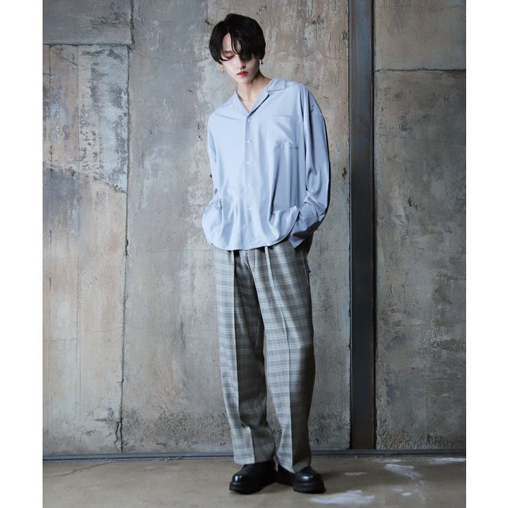 春服 韓国◇G.O.C(ジーオーシー)TRタックワイドスラックス◇[品番