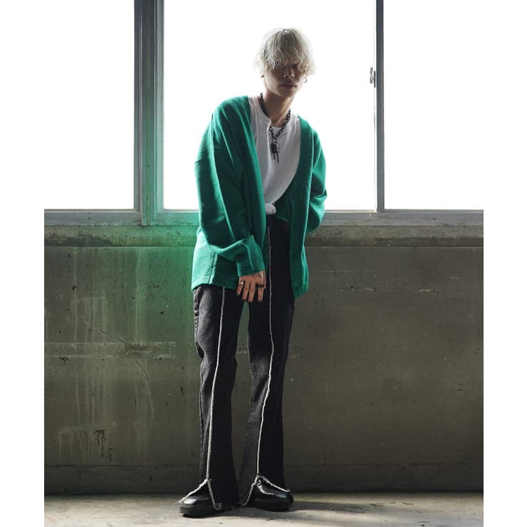 カーディガン メンズ 長袖 ルーズ 韓国系 ストライプ b13721 2c8f835e-8a4b-477b-8629-