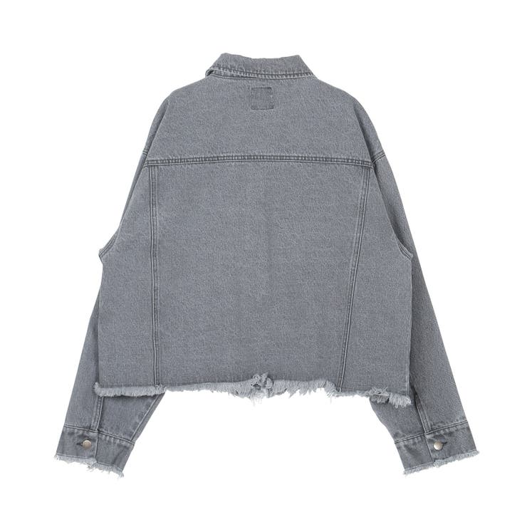 カットオフルーズデニムジャケット[品番：JG000013125]｜G.O.C
