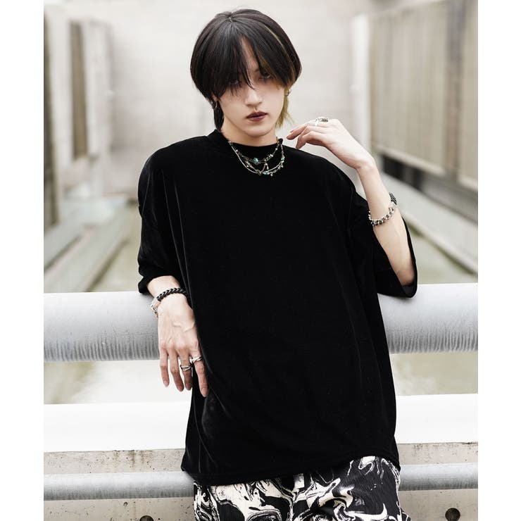 TEOベロアTシャツ サイズS 接触冷感/UVカット】ストレッチ ベロアTシャツ / UNFILO