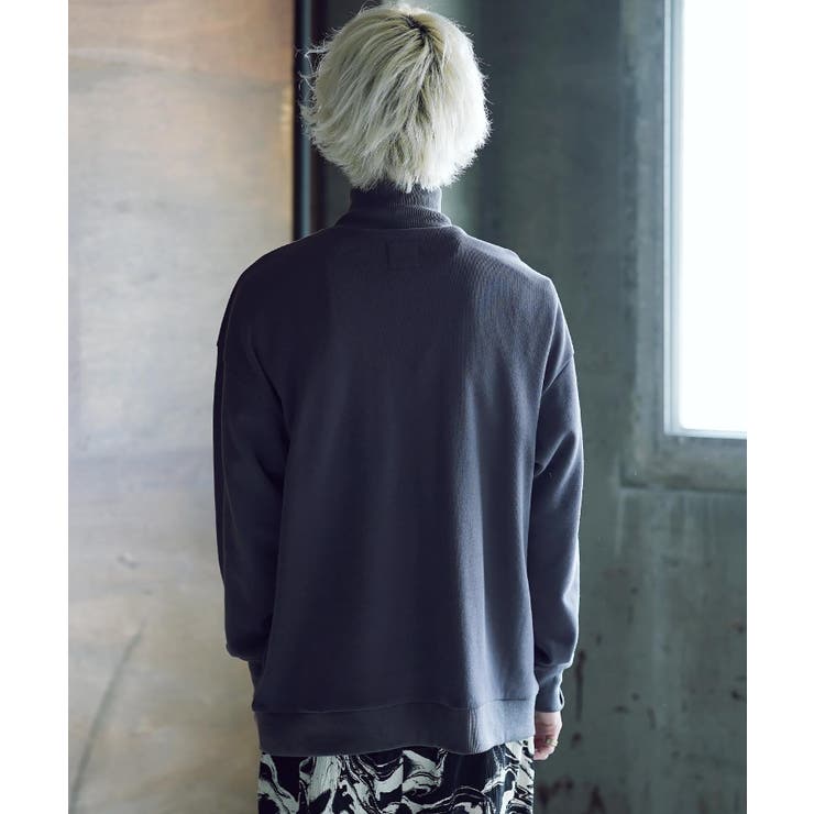 韓国 メンズ◇ハーフジップニットプルオーバー◇[品番