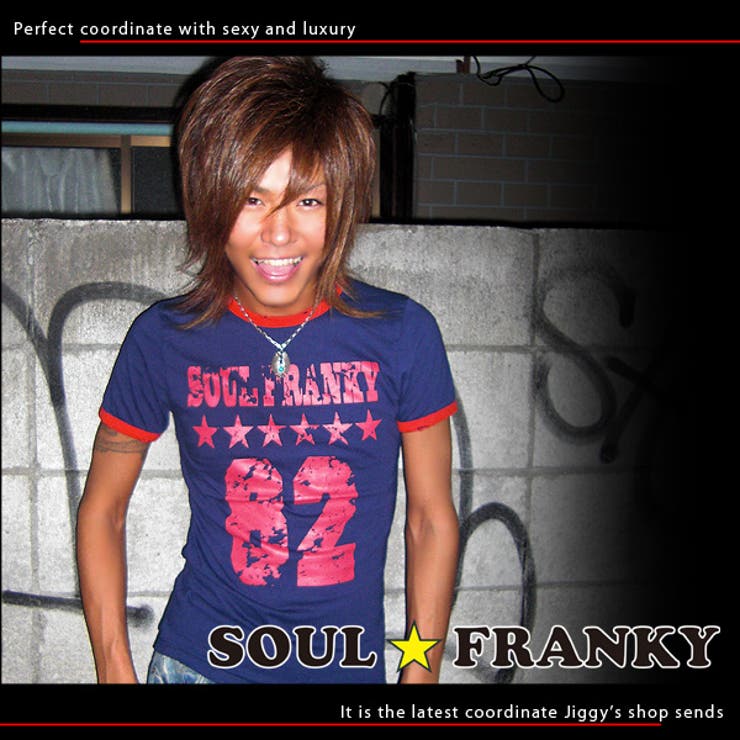◇SOUL FRANKY（ソウルフランキー) スターナンバリングTee◇人気カリ 