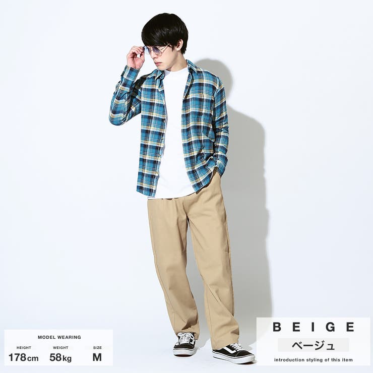 ワイドパンツ メンズ チノパン ワンタックカツラギワイドチノ ゆるコーデ 品番 Jg Jiggys Shop ジギーズショップ の メンズファッション通販 Shoplist ショップリスト