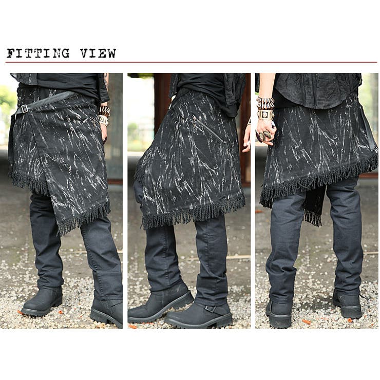 ◆SEANA ランダムプリントロールアシメキルト◆ヴィジュアル系 お兄系 | JIGGYS SHOP | 詳細画像8 