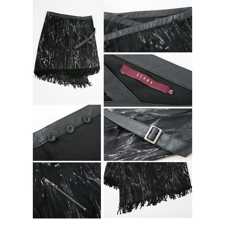 ◆SEANA ランダムプリントロールアシメキルト◆ヴィジュアル系 お兄系 | JIGGYS SHOP | 詳細画像9 