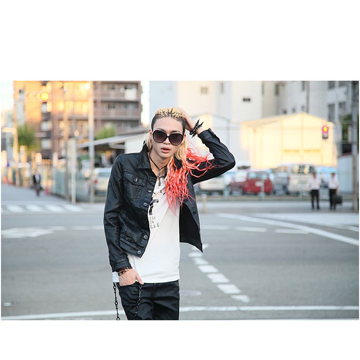 archive seana コーティングデニムジャケット ◇SEANA コーティングトラックジャケット◇ジージャン ヴィジュアル系