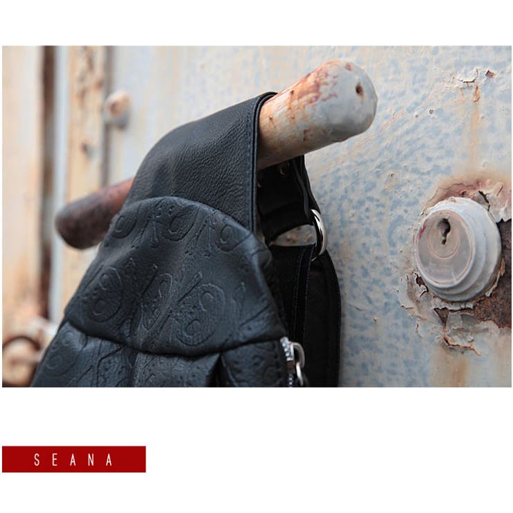 ◇SEANA(シーナ)スカル柄 ボディーバッグ◇バッグ ヴィジュアル系[品番