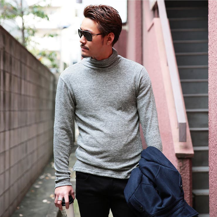 ◇もちもちニットソータートル◇ニット セーター メンズ[品番