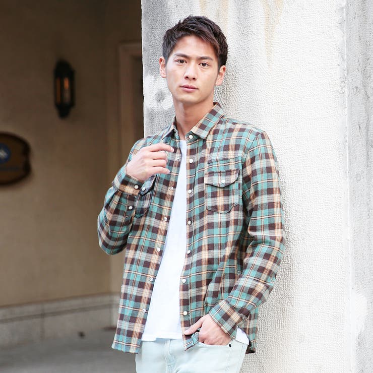 ◇roshell(ロシェル)チェックシャツ◇[品番：JG000009187]｜JIGGYS