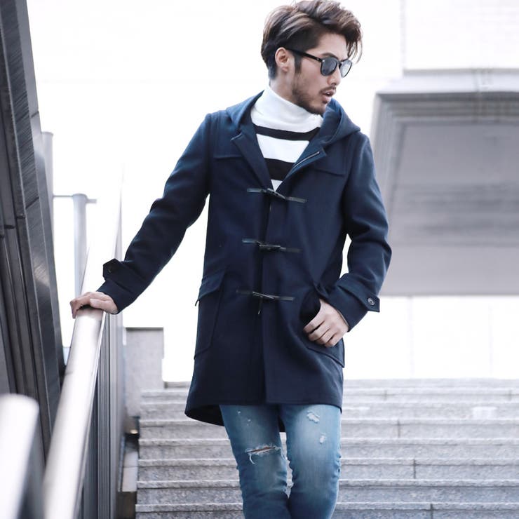 ◇roshellメルトンダッフルコート◇ダッフルコートメンズ コート 学生