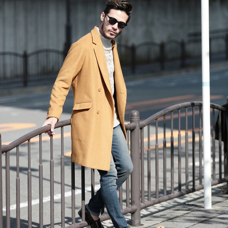 ◇roshellメルトンドロップショルダーWコート◇チェスターコート