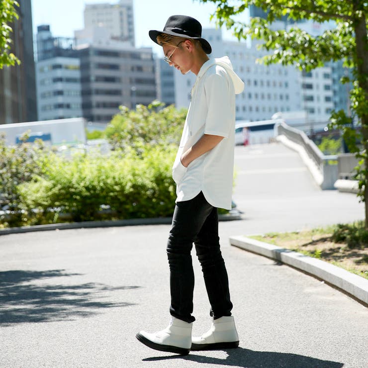 ◇roshell(ロシェル)ハーフZIP半袖パーカー◇[品番：JG000009523