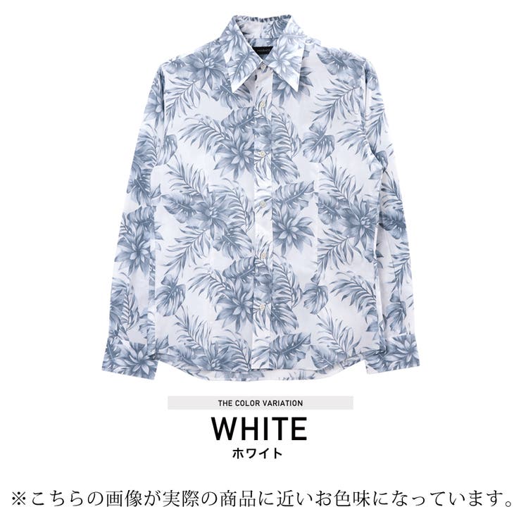 ファッション通販 ◇roshell(ロシェル)国産花柄長袖シャツ◇[品番：JG000009532 トップス