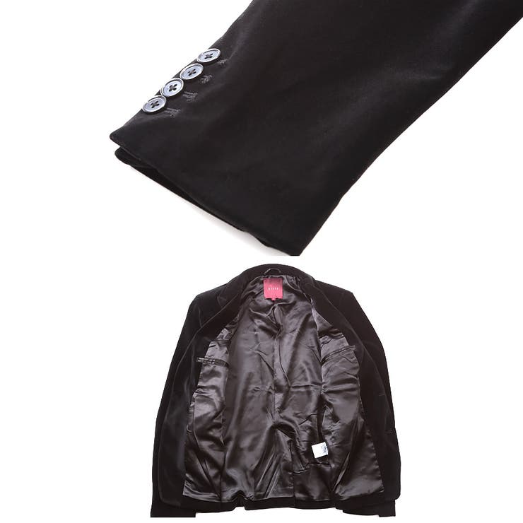 ◇SEANA(シーナ)べロアテーラードジャケット◇[品番：JG000009815