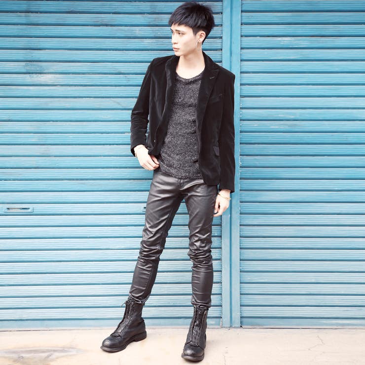 ◇SEANA(シーナ)べロアテーラードジャケット◇[品番：JG000009815