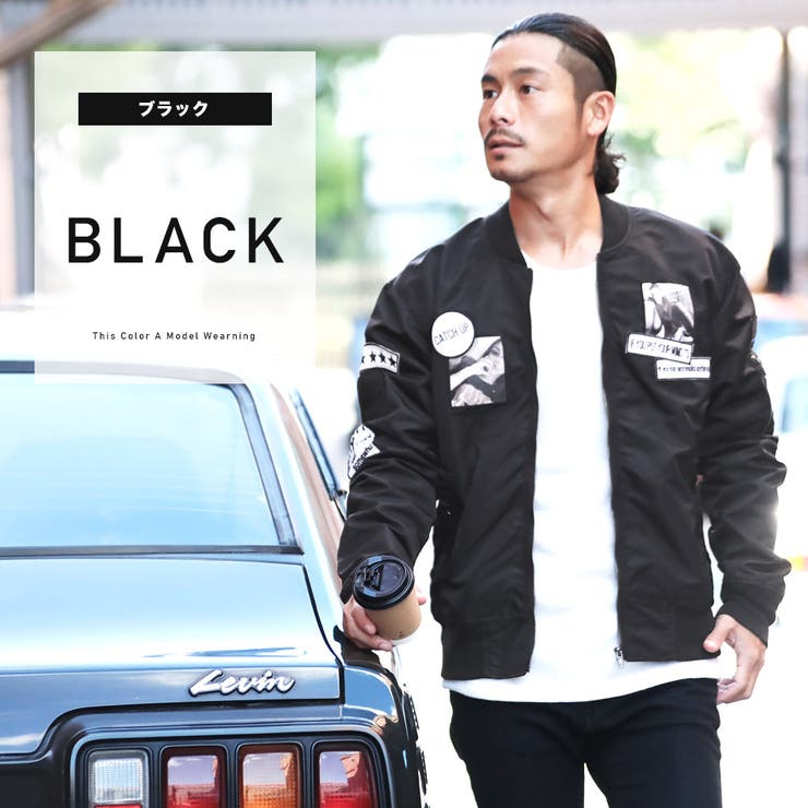 ◇ナイロンワッペン付きMA-1◇[品番：JG000009760]｜JIGGYS SHOP