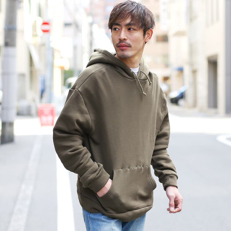 ハイネック ビッグシルエットパーカー 韓国 ファッション ゆったり