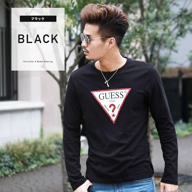 ◇GUESS ロゴプリントロンT◇[品番：JG000009945]｜JIGGYS SHOP